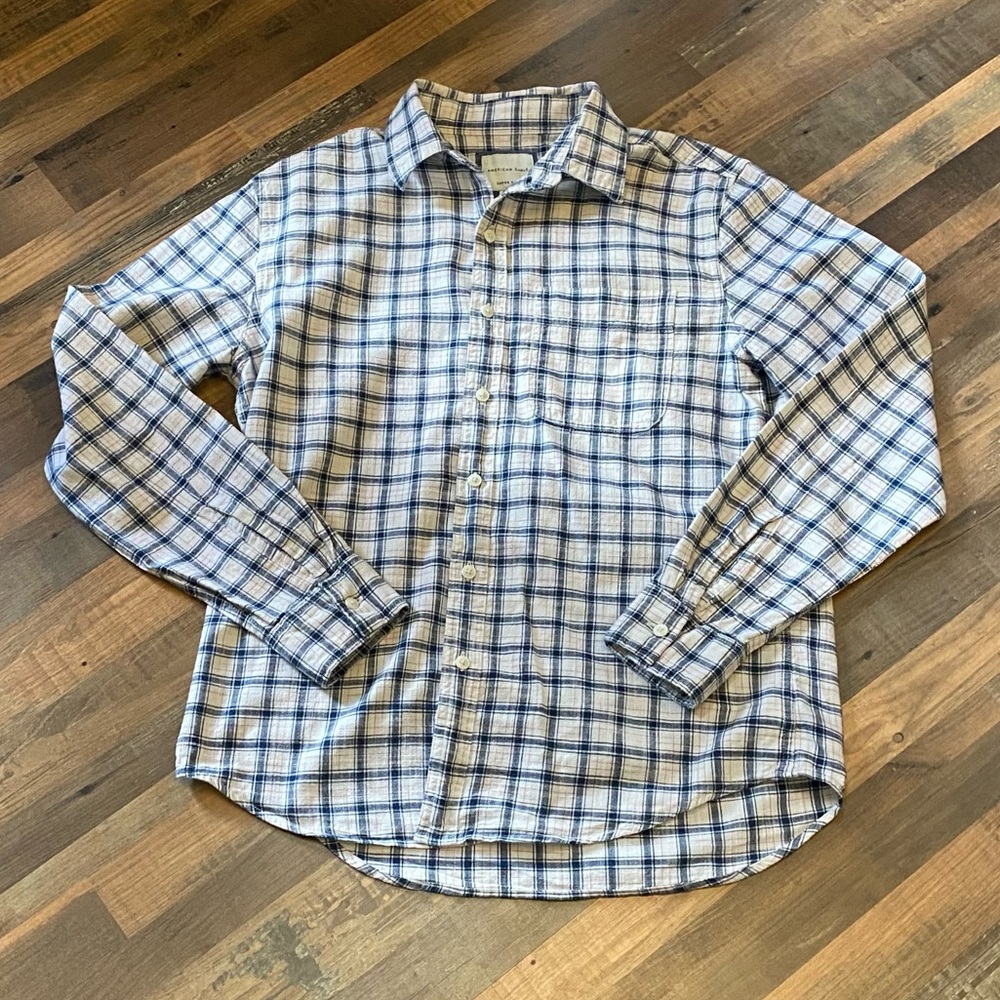 Men’s American Eagle Super Soft Everyday Plaid Shirt